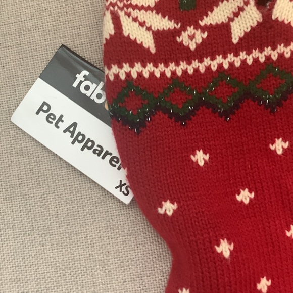 Fab dog XS NWT Christmas Ugly Holiday Sweater - Picture 2 of 5